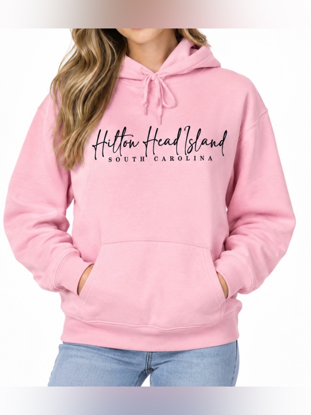 R+LAXX Hilton Head Island South Carolina Pink Hoodie